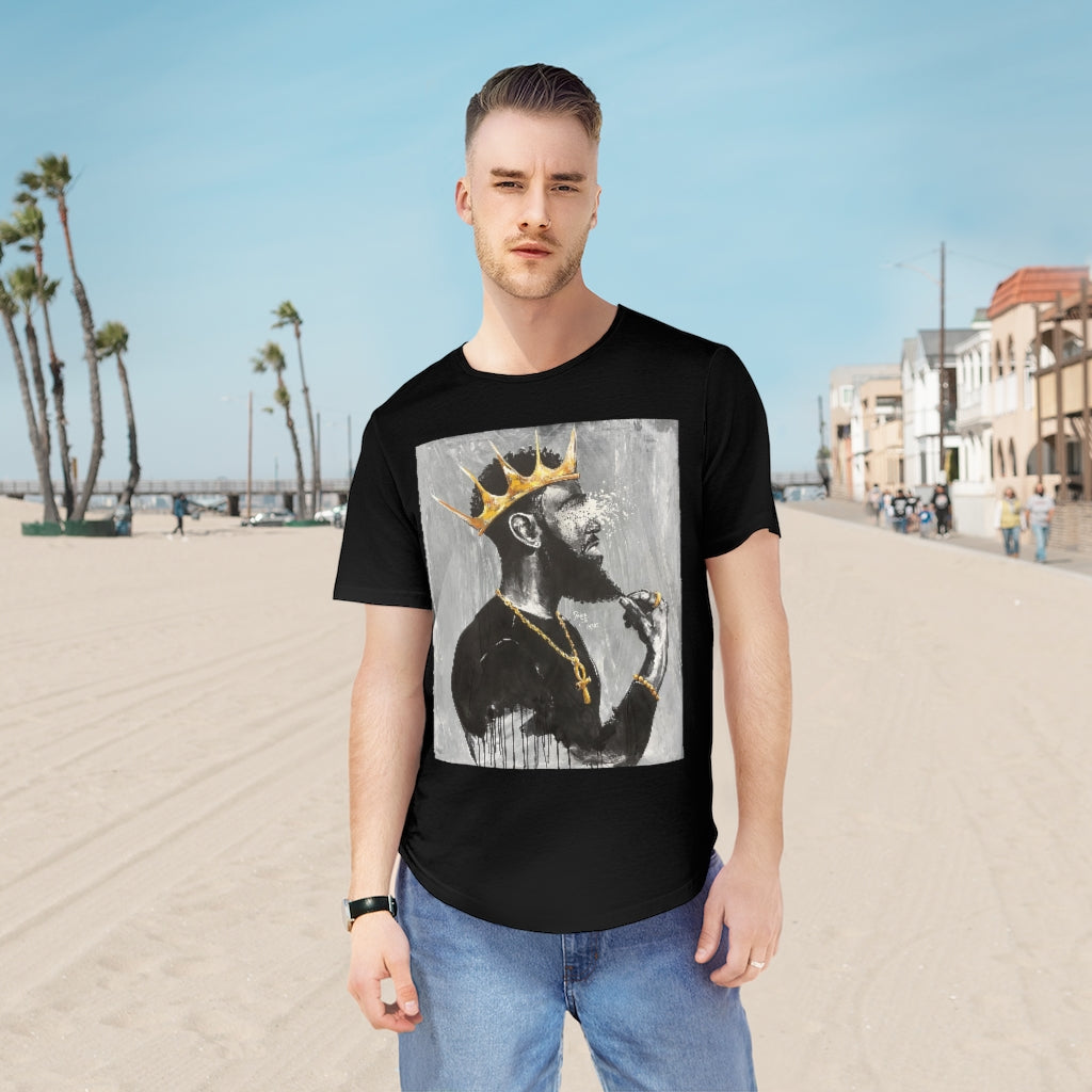 Naturally King VI Men's Jersey Curved Hem Tee