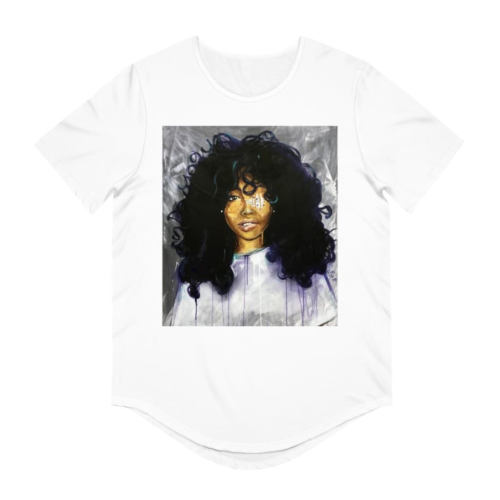 Naturally Sza Men's Jersey Curved Hem Tee