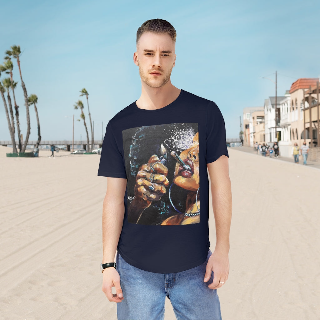 Naturally Dope III Men's Jersey Curved Hem Tee