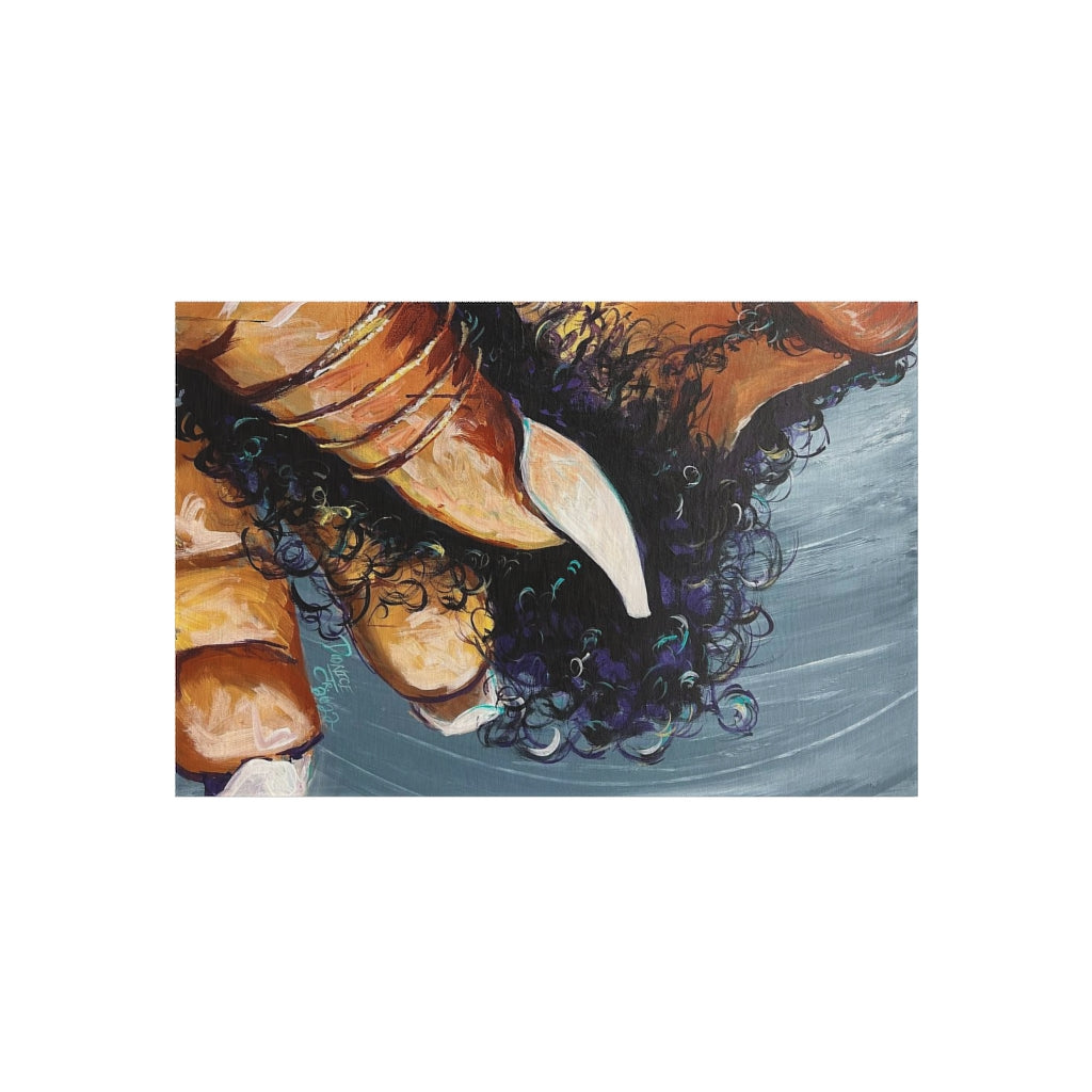 Naturally Black Love X Outdoor Rug