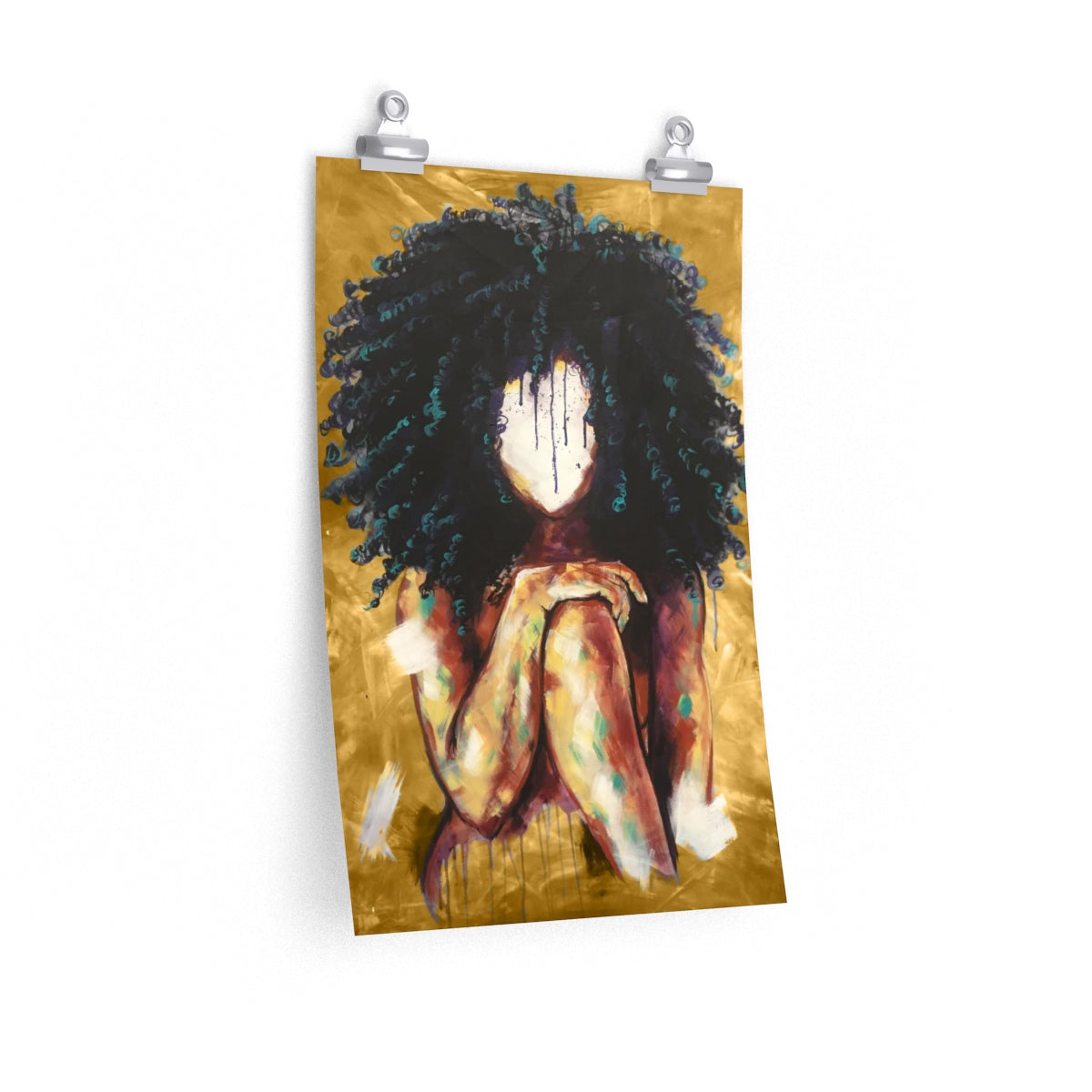 Naturally I GOLD Premium Matte vertical posters