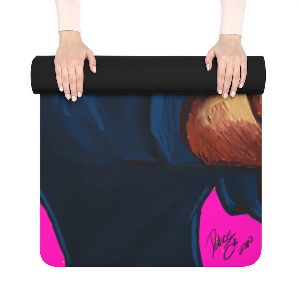 Naturally the Riveter PINK Rubber Yoga Mat