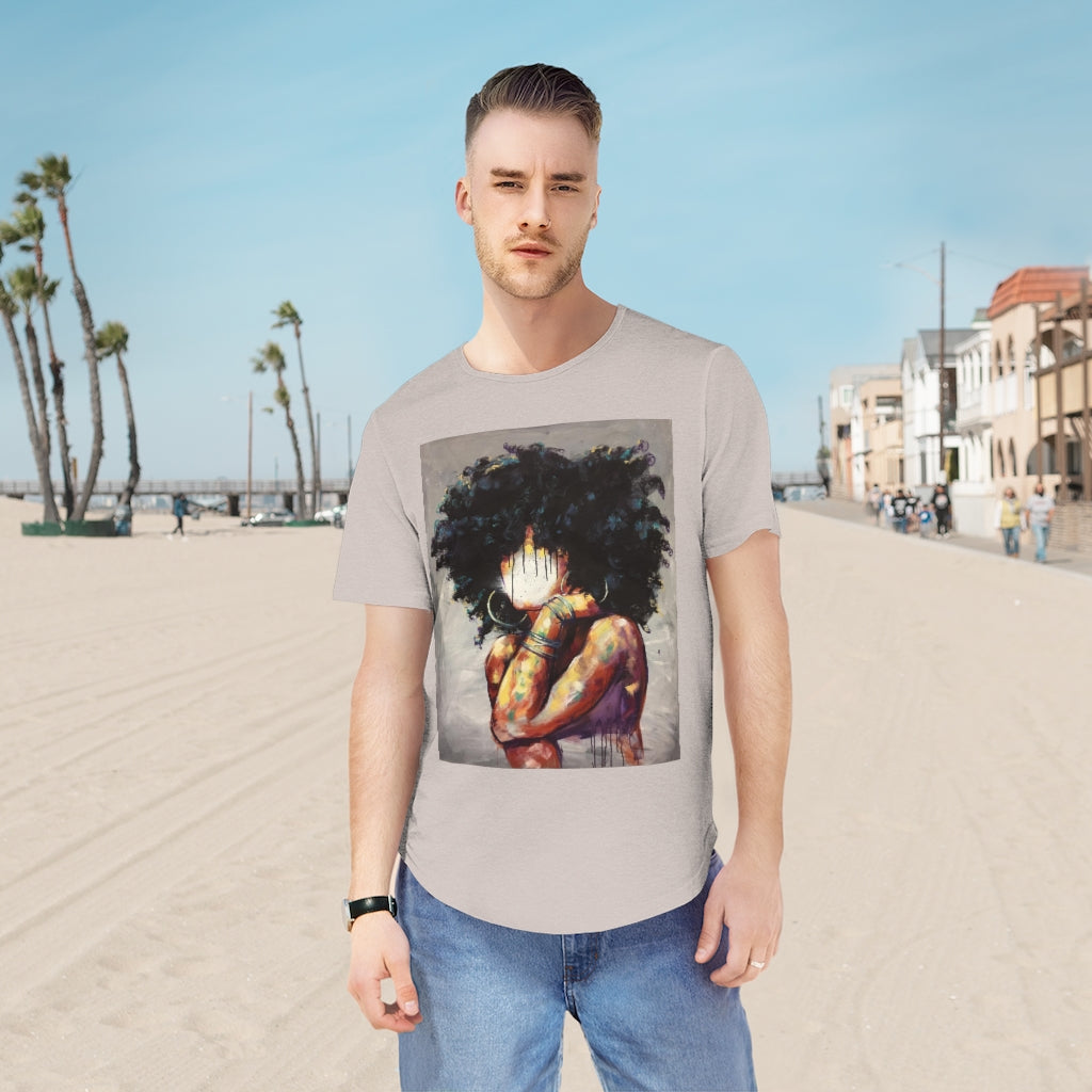 Naturally II Men's Jersey Curved Hem Tee