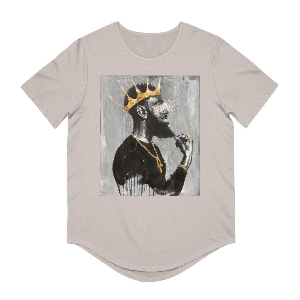 Naturally King VI Men's Jersey Curved Hem Tee