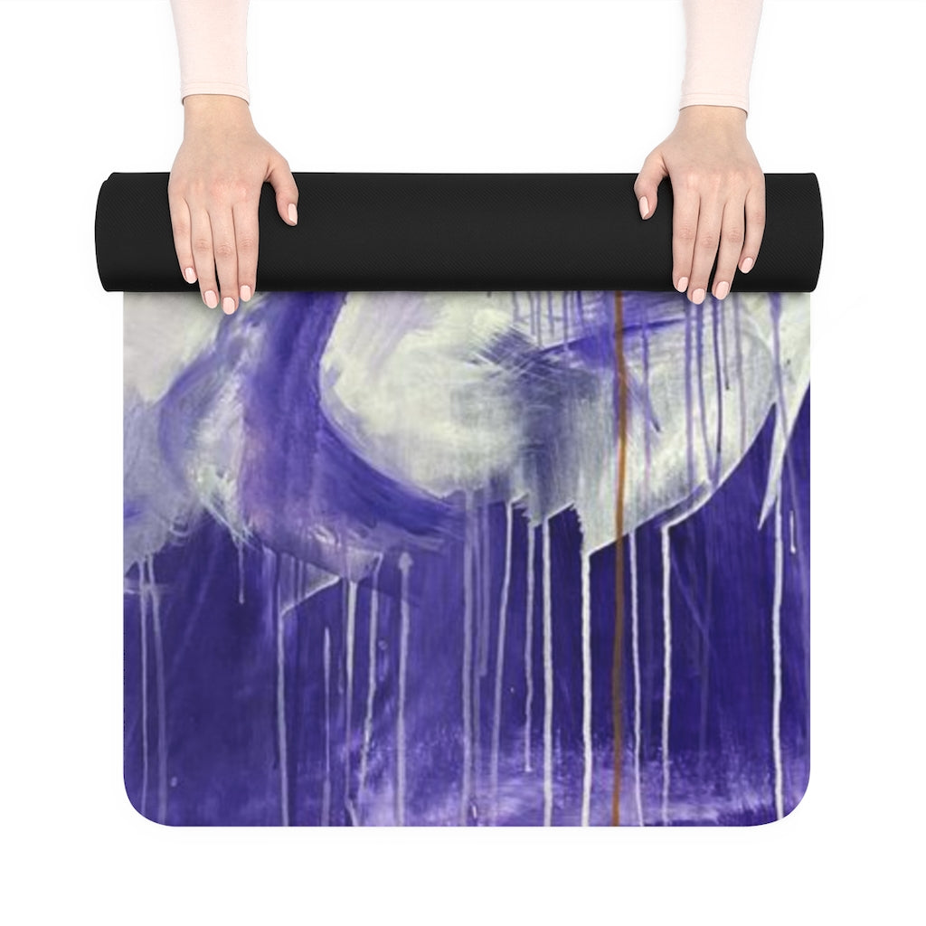 The Girl with the Pearl Earring Rubber Yoga Mat