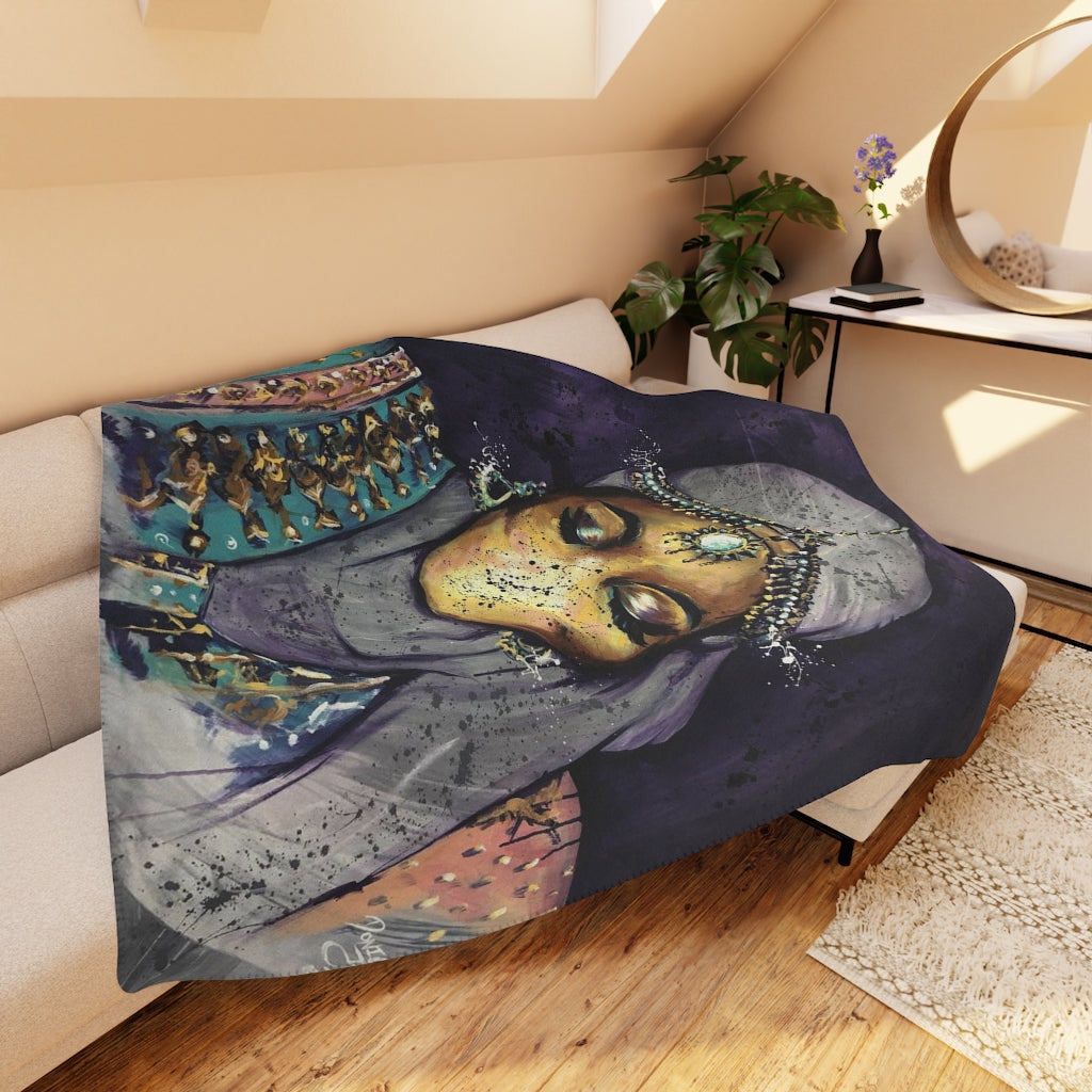 Naturally Juwie Tan Sherpa Blanket