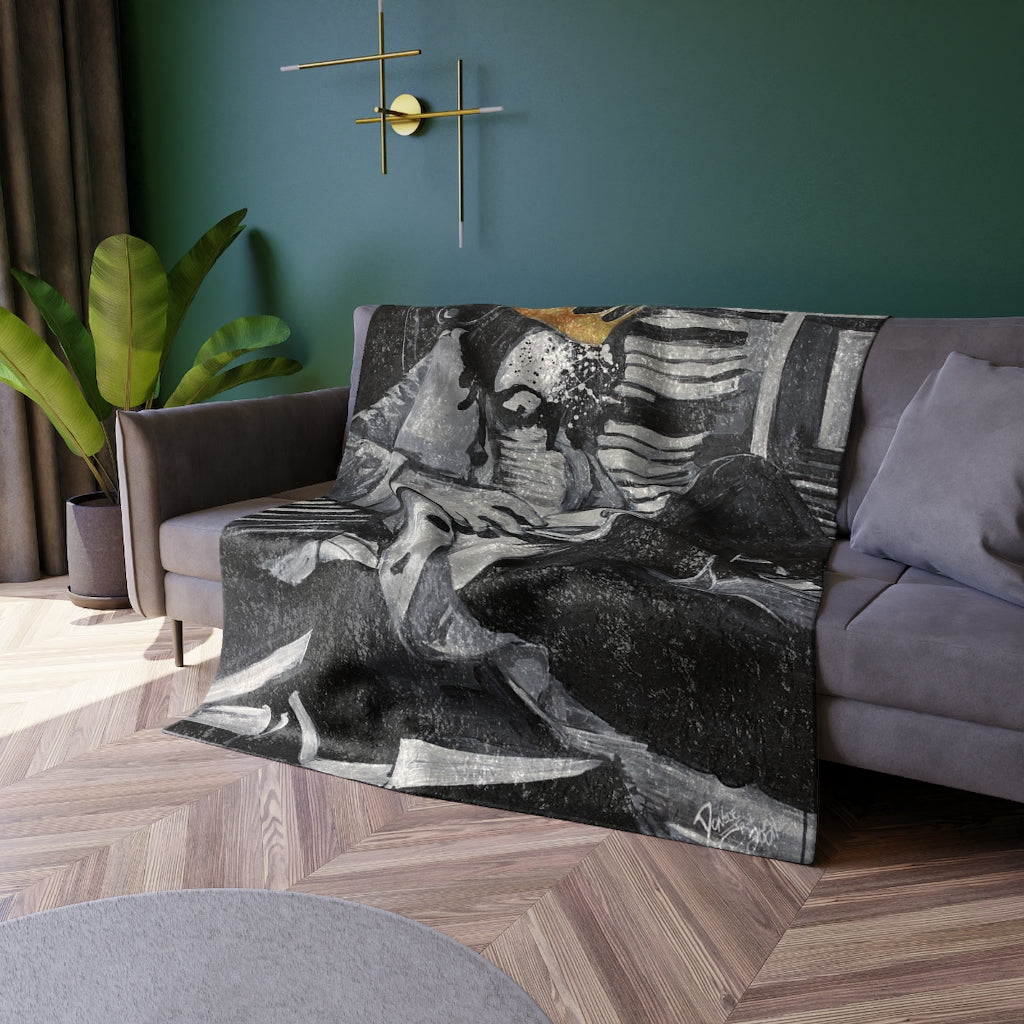 Naturally King VII Crushed Velvet Blanket