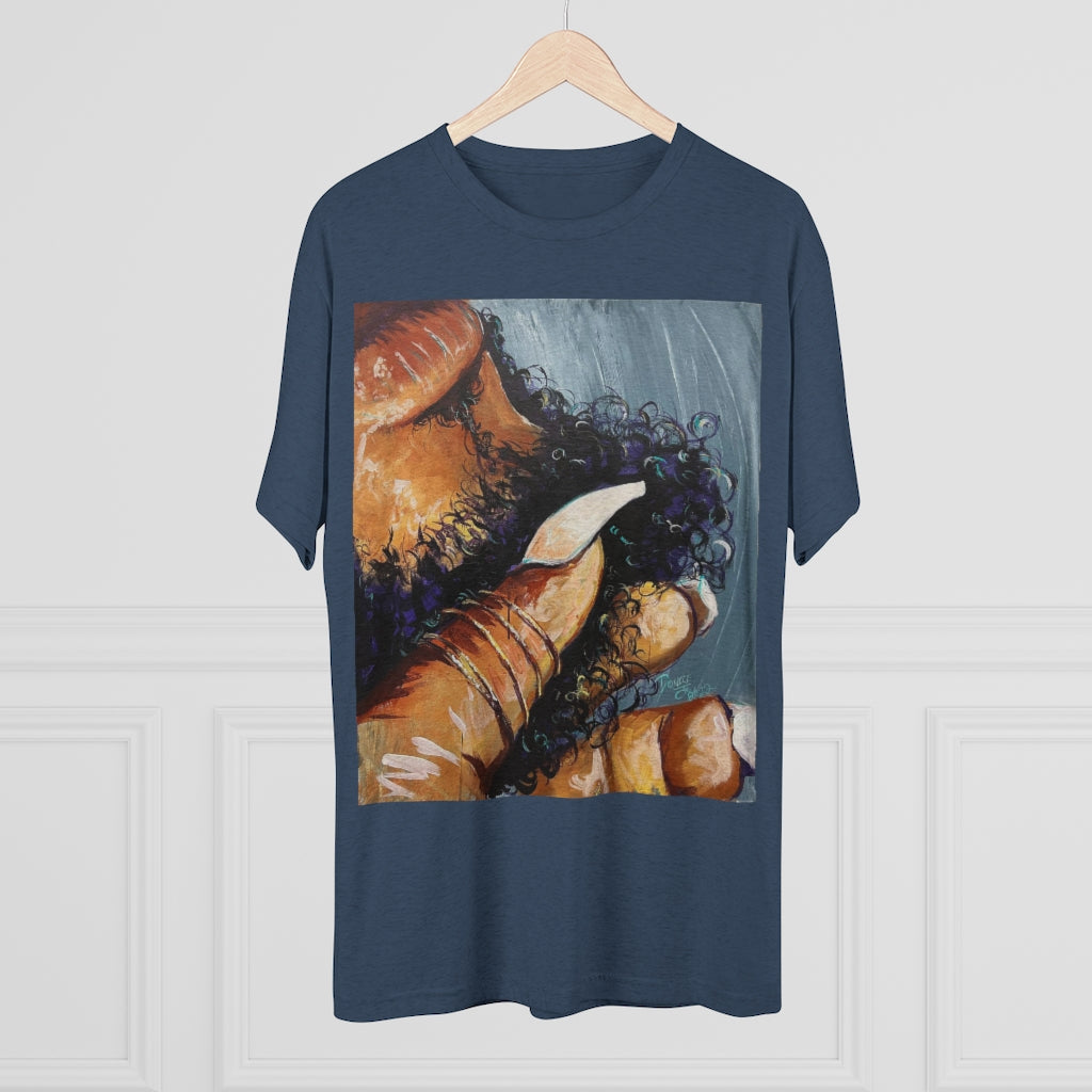 Naturally Black Love X Unisex Tri-Blend Crew Tee