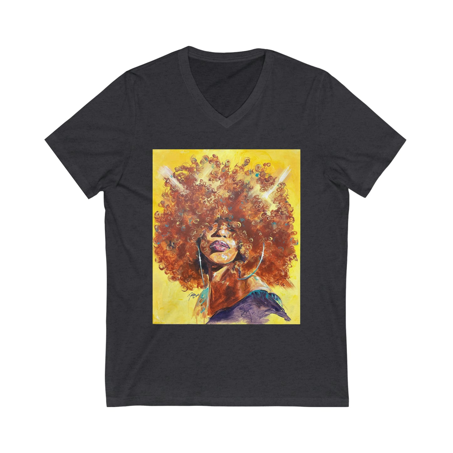 Naturally Karina Unisex Jersey Short Sleeve V-Neck Tee