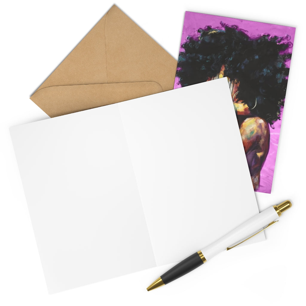 Naturally II PINK Greeting Cards (7 pcs)