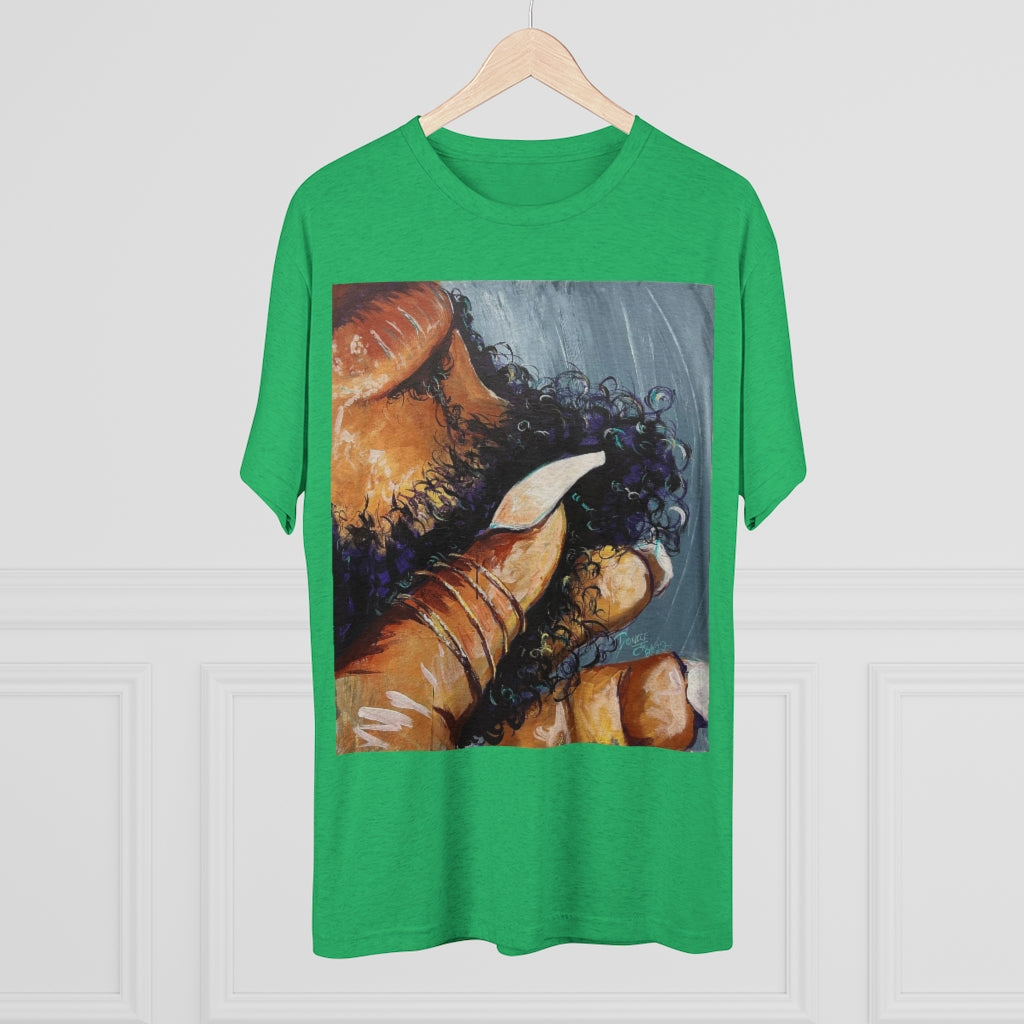 Naturally Black Love X Unisex Tri-Blend Crew Tee