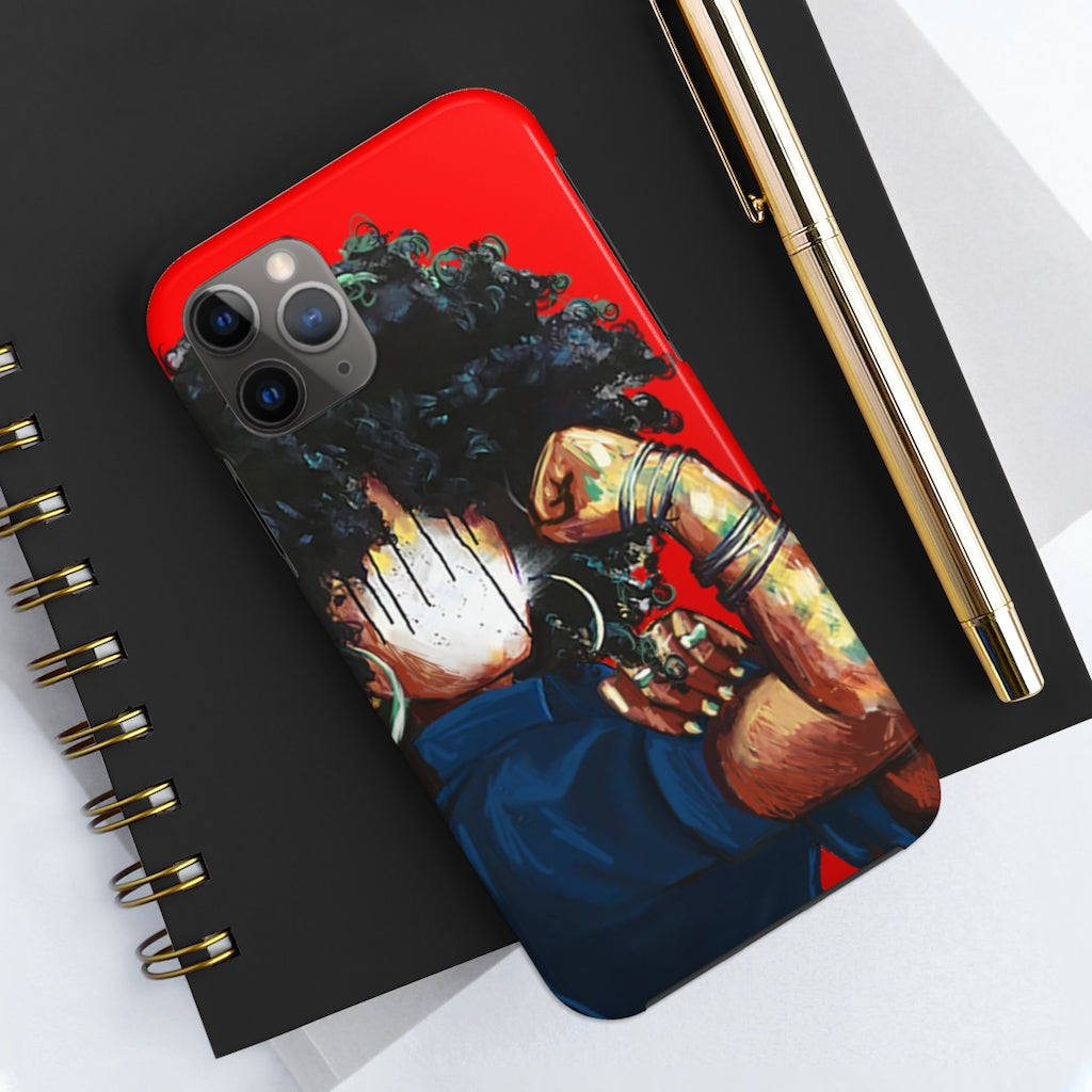 Naturally the Riveter RED Case Mate Tough Phone Cases