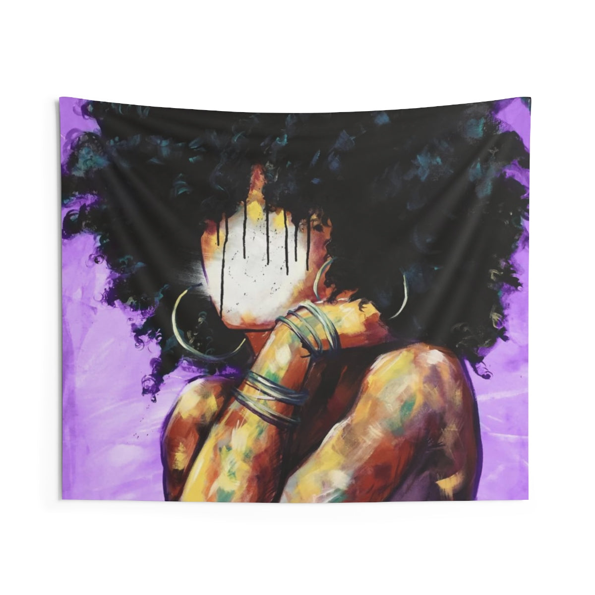Naturally II PURPLE Indoor Wall Tapestries