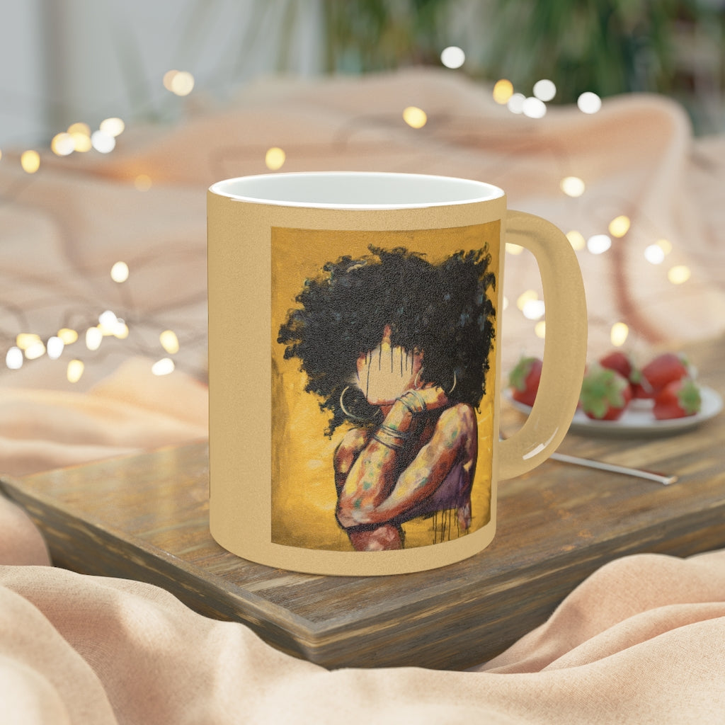 Naturally II GOLD Metallic Mug (Silver / Gold)