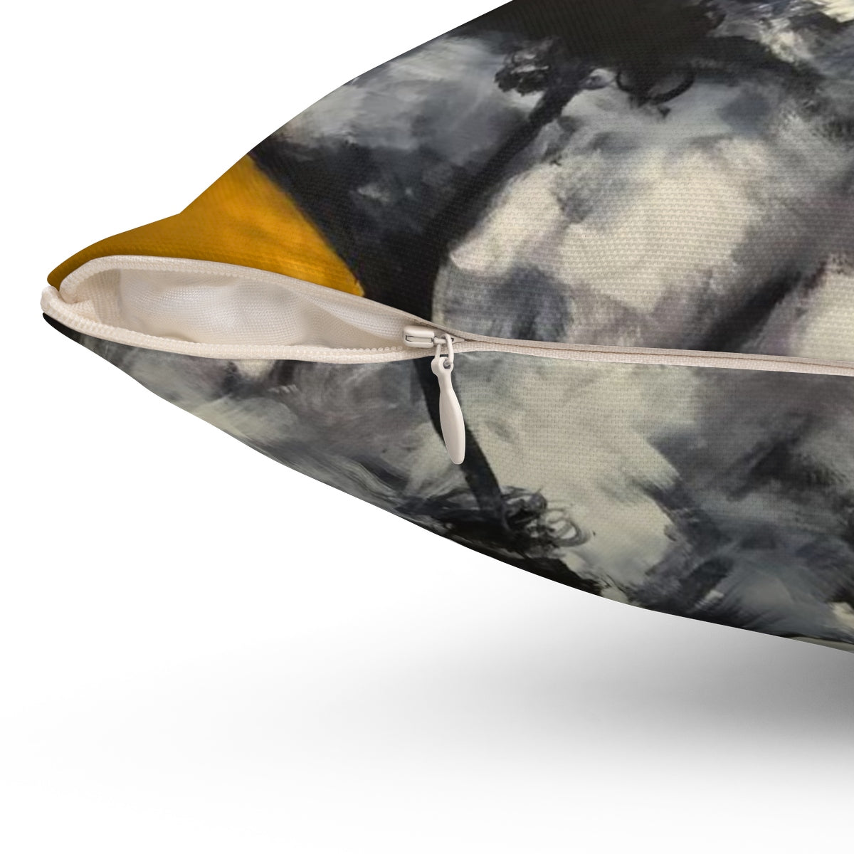 Naturally Queen GOLD Spun Polyester Square Pillow