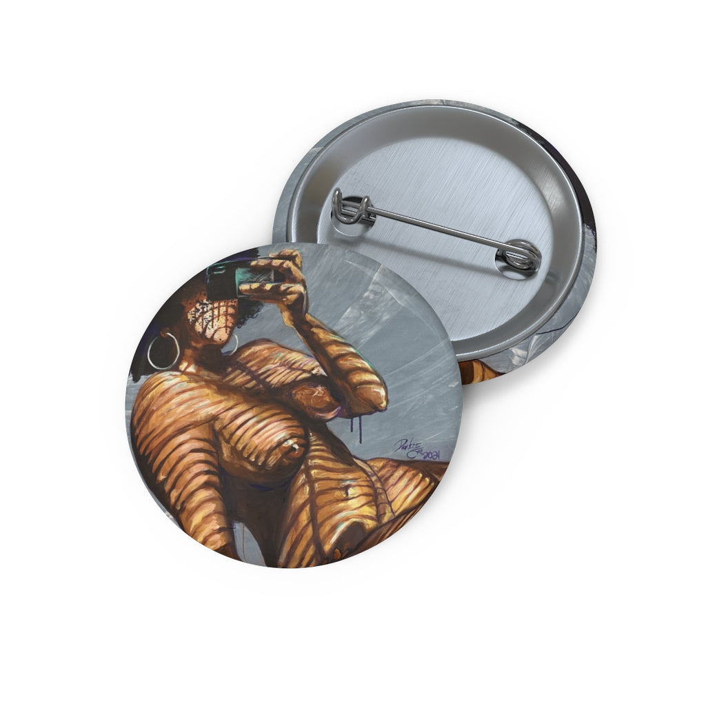 Naturally Nude I Custom Pin Buttons