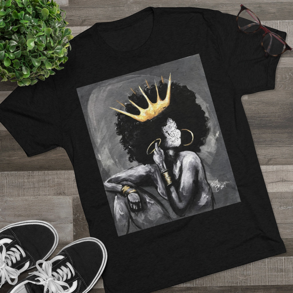 Naturally Queen VI Unisex Tri-Blend Crew Tee