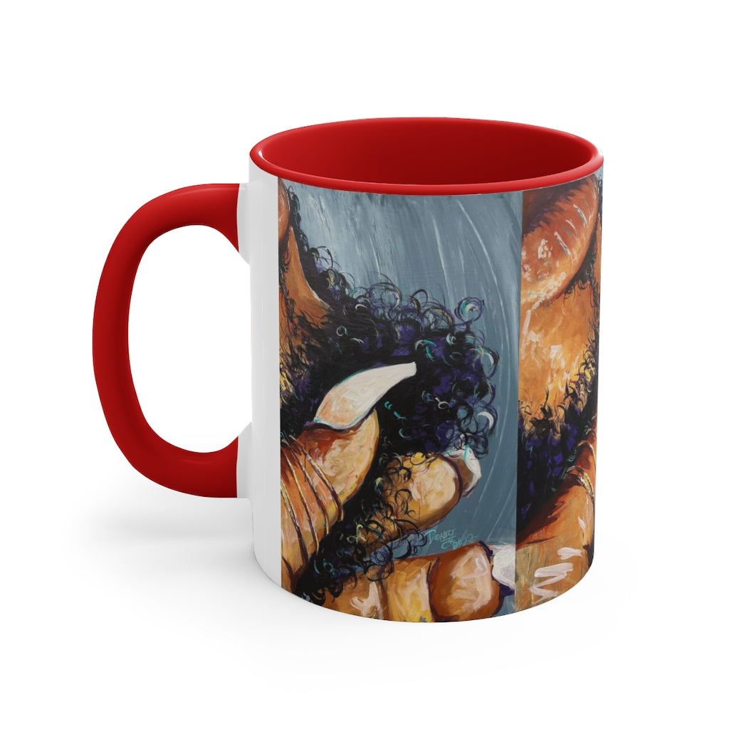 Naturally Black Love X Accent Coffee Mug, 11oz