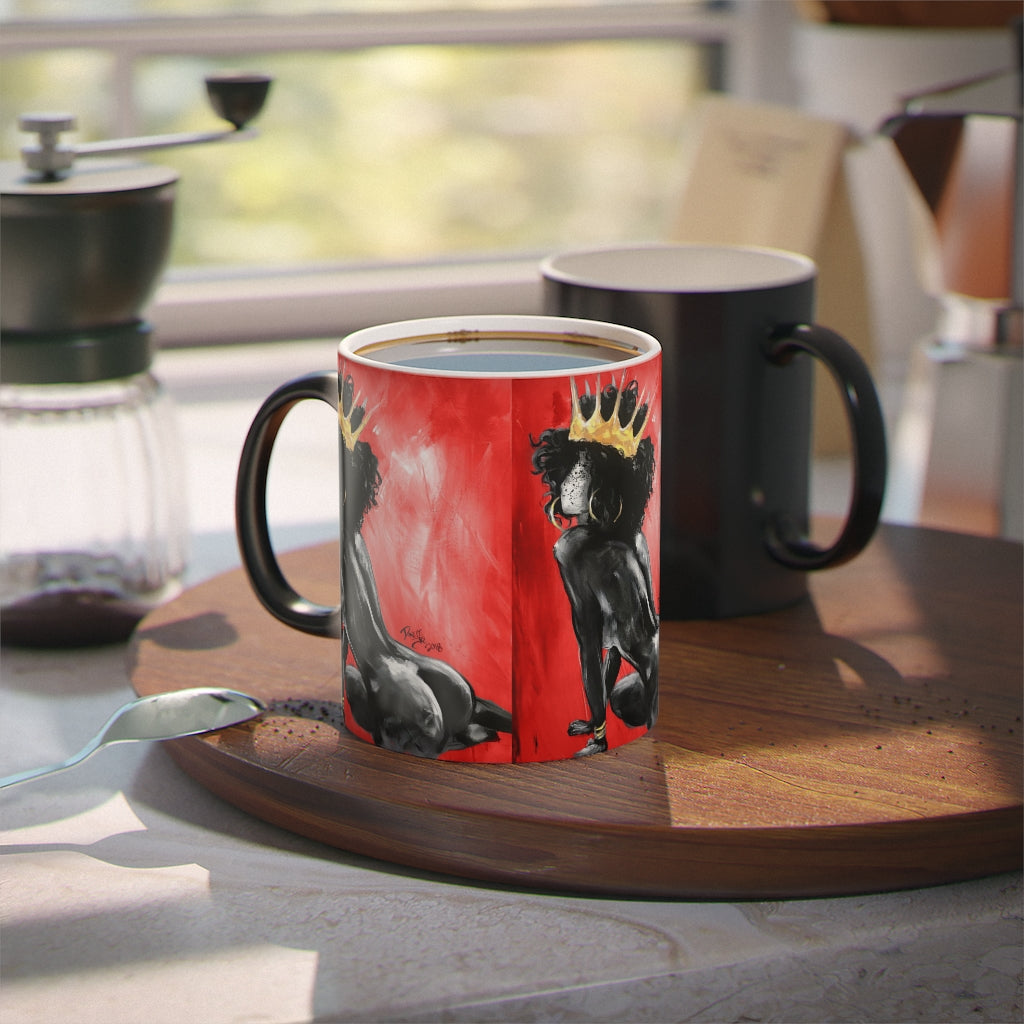 Naturally Queen VIII RED Magic Mug