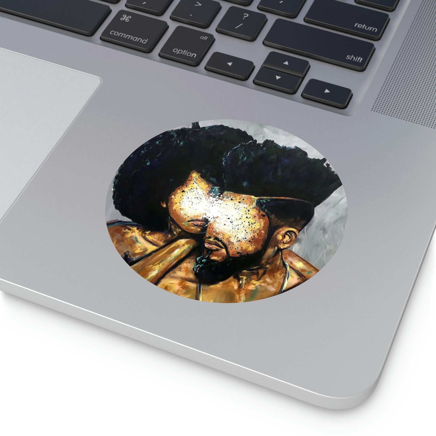 Naturally LIX Round Vinyl Stickers