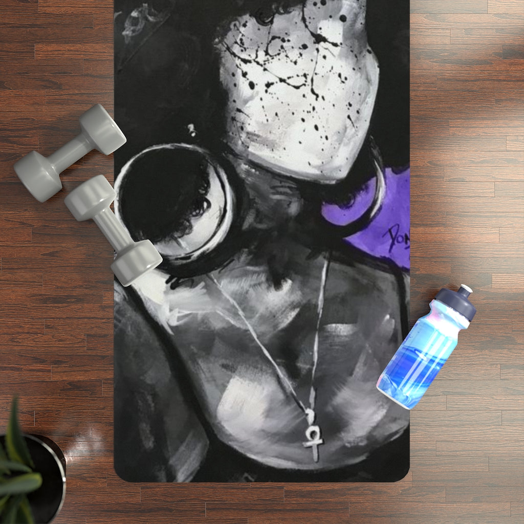 Naturally Queen II PURPLE Rubber Yoga Mat