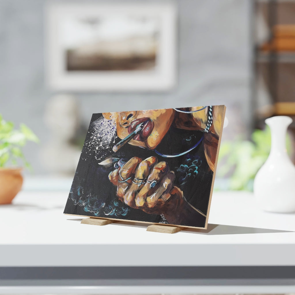 Naturally Dope III Ceramic Photo Tile