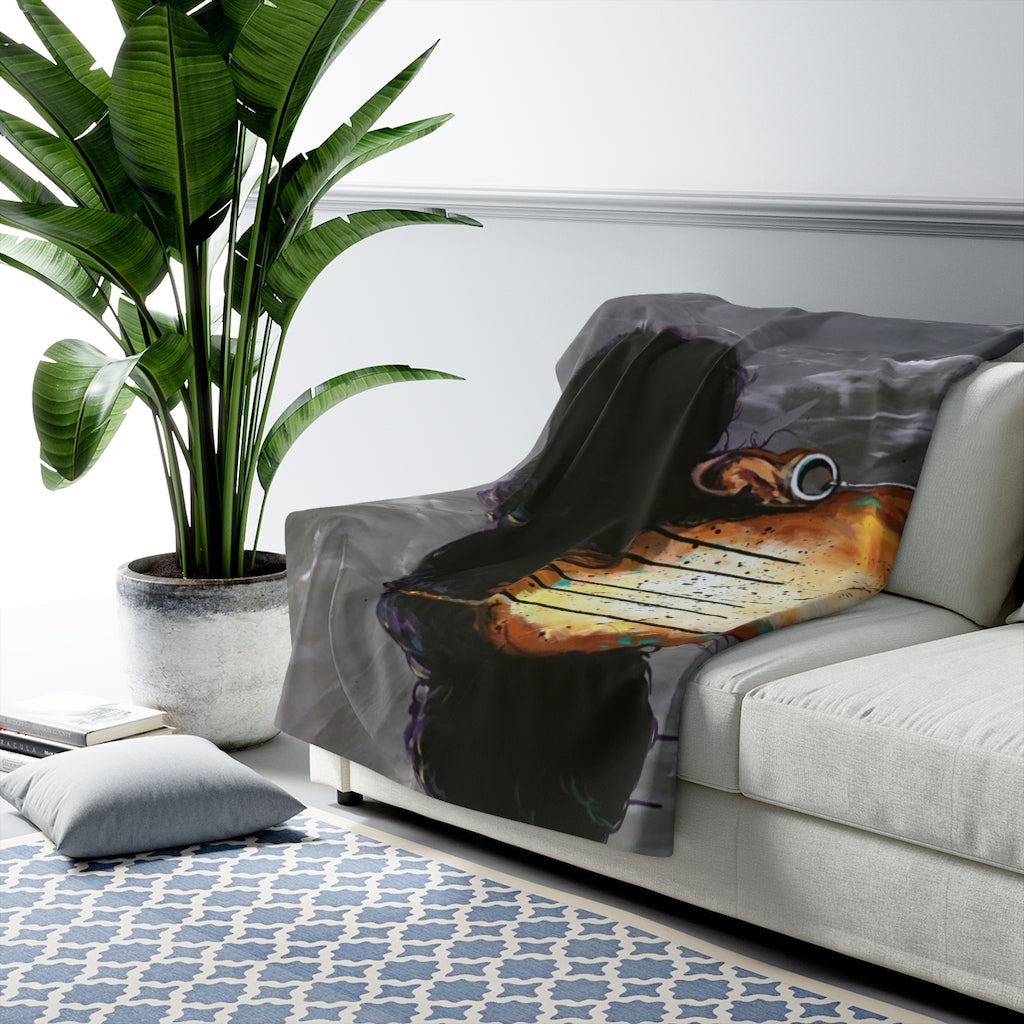 Naturally XXXVI Sherpa Fleece Blanket