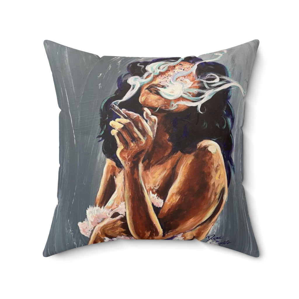 Naturally Dope I Spun Polyester Square Pillow