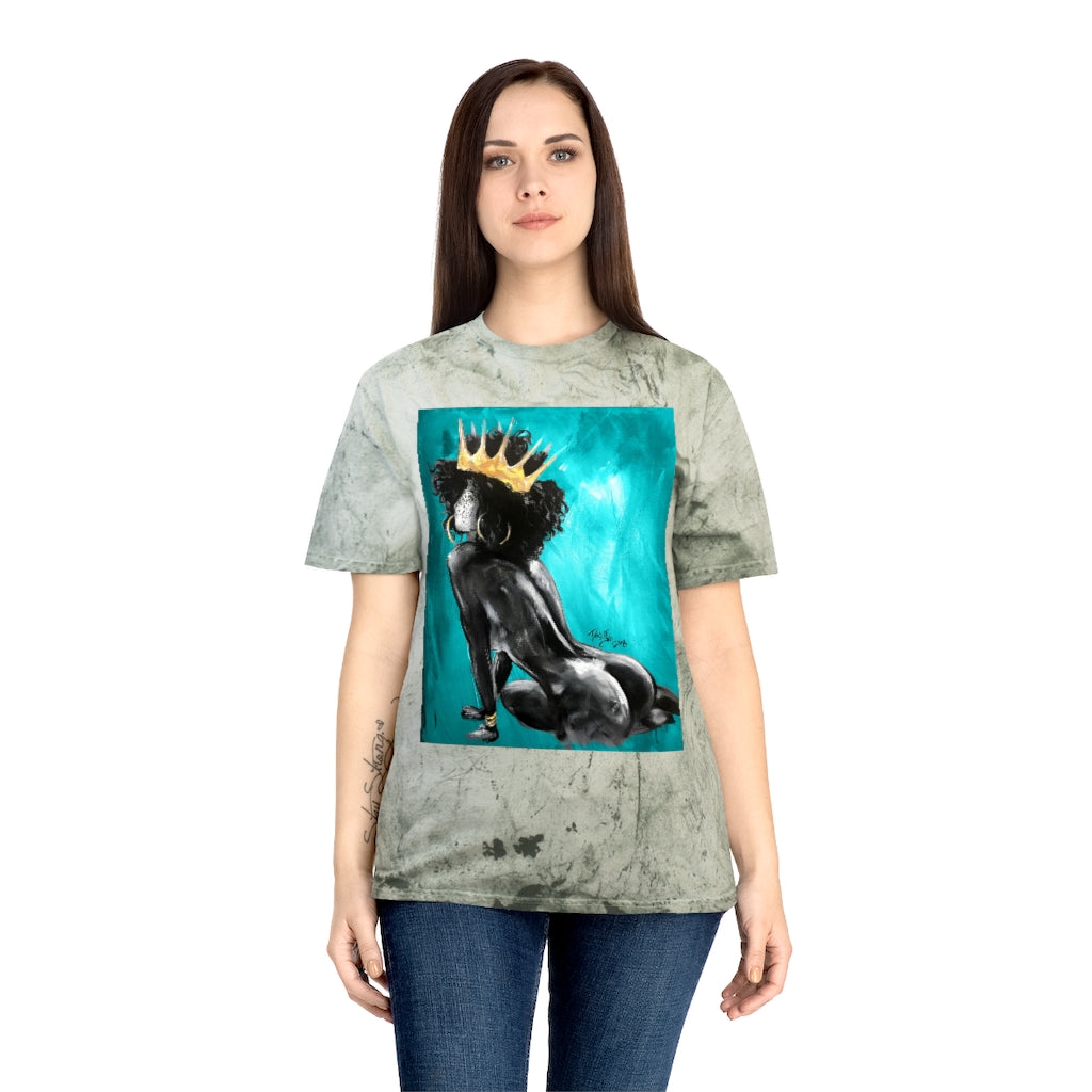 Naturally Queen VIII TEAL Unisex Color Blast T-Shirt