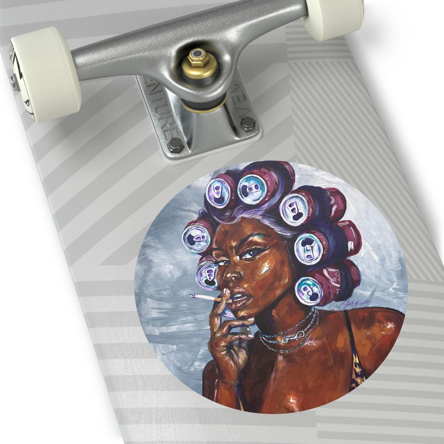 Naturally the Culture V Round Vinyl Stickers