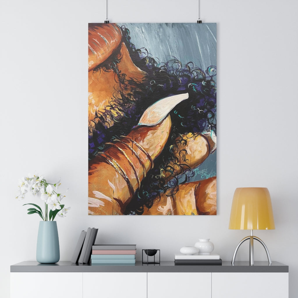 Naturally Black Love X Giclée Art Print