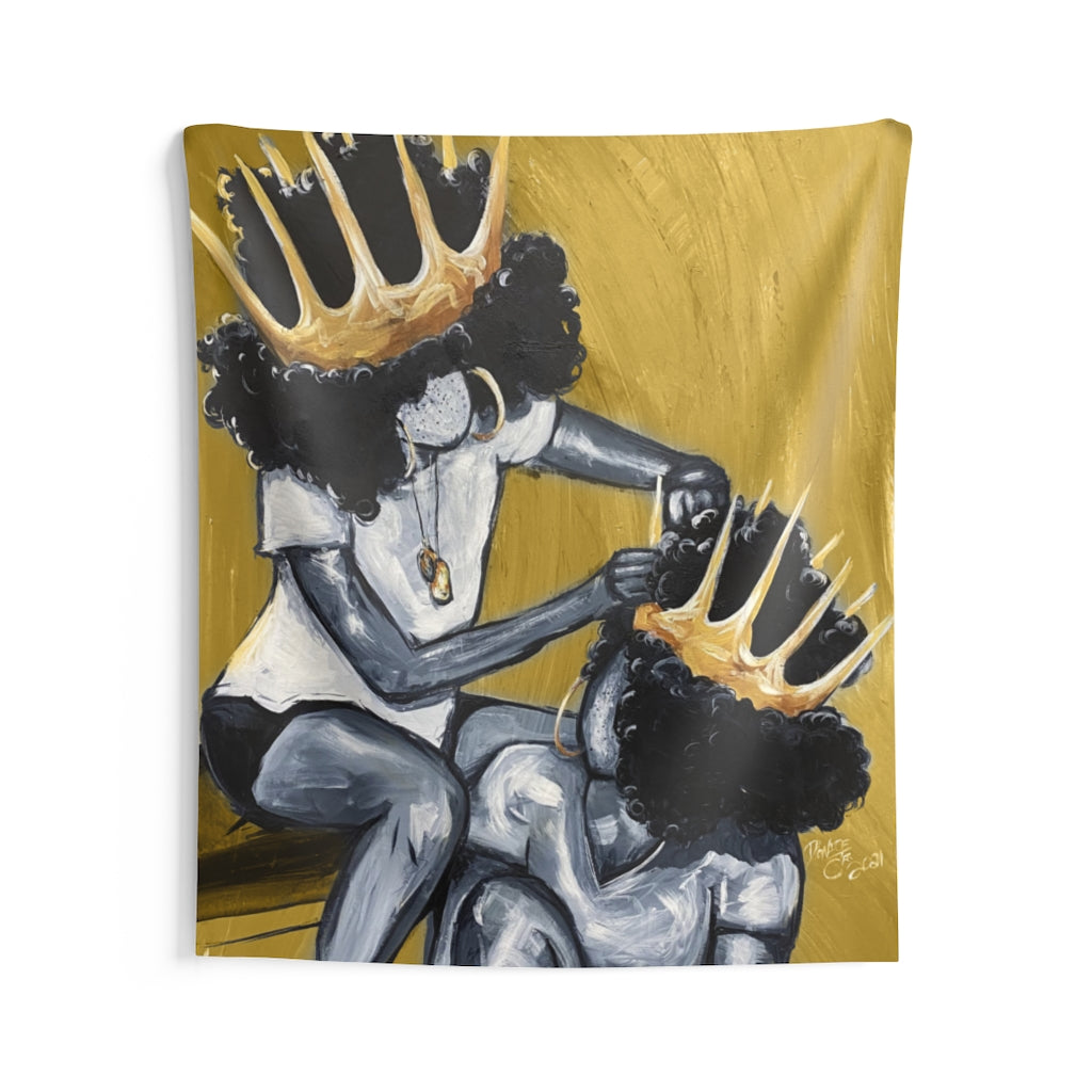 Naturally Queens GOLD Indoor Wall Tapestries