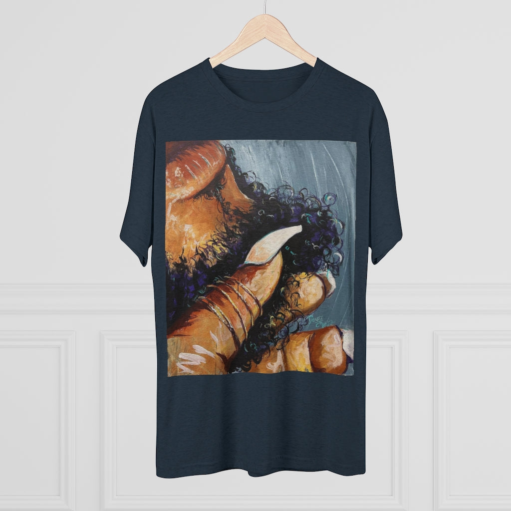 Naturally Black Love X Unisex Tri-Blend Crew Tee