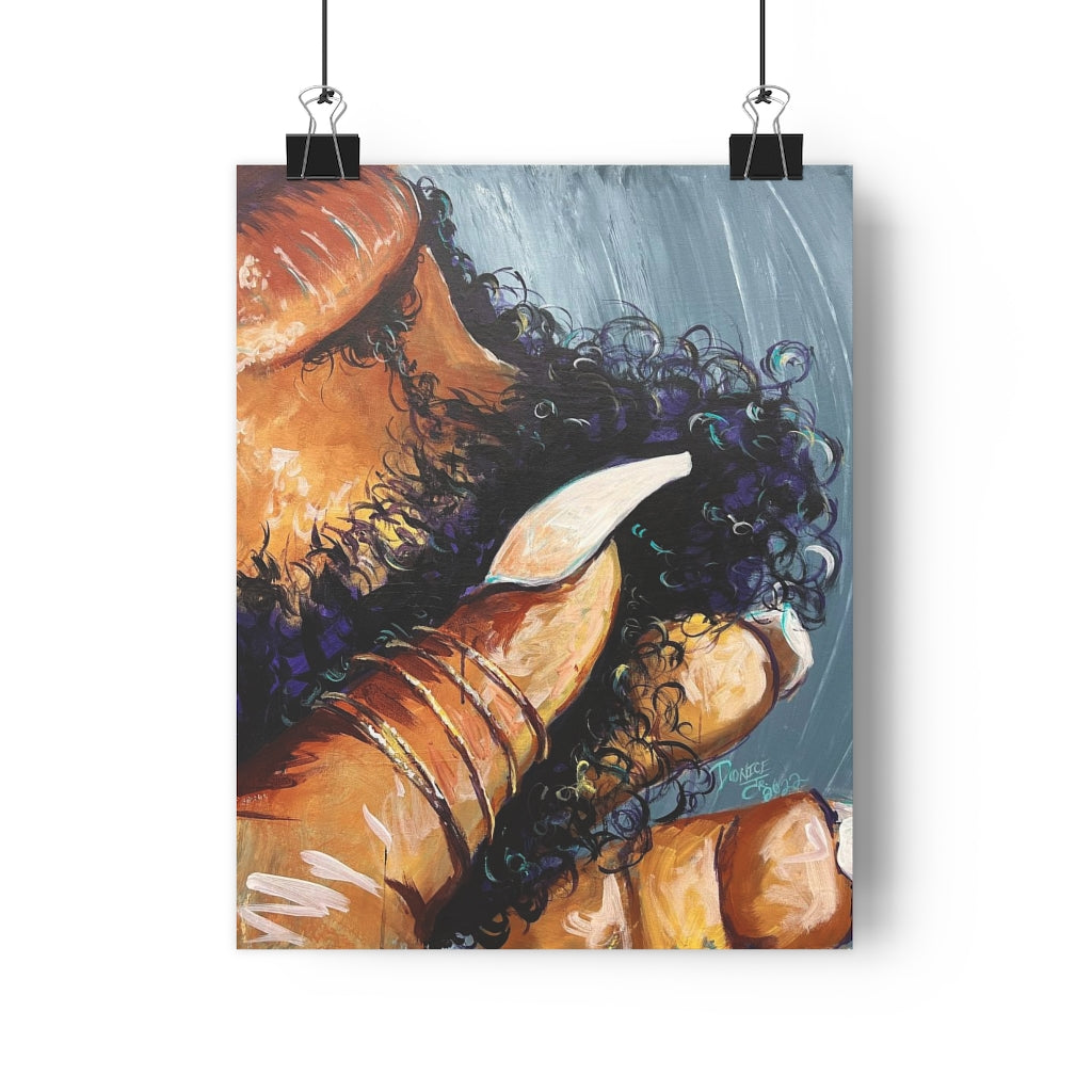 Naturally Black Love X Giclée Art Print