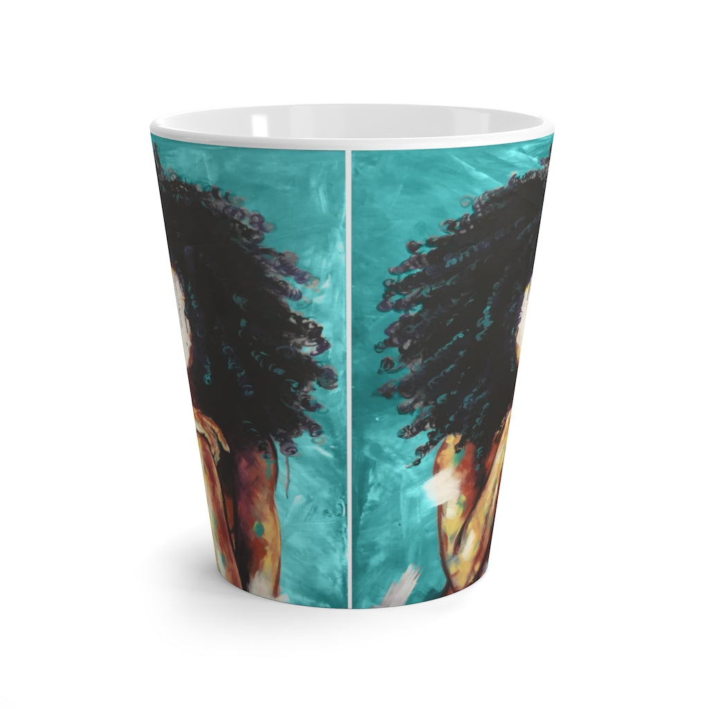 Naturally I TEAL Latte Mug