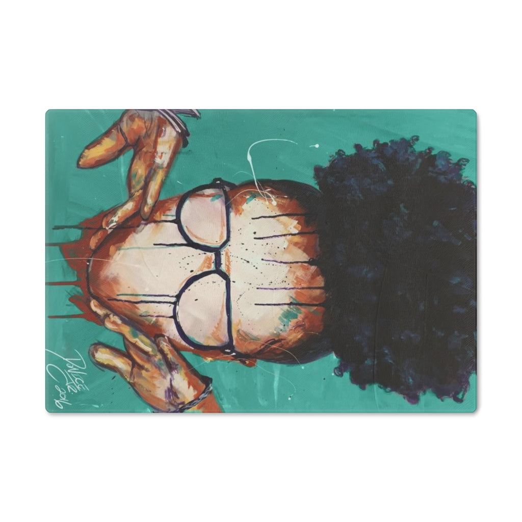 Naturally VIII TEAL Cutting Board