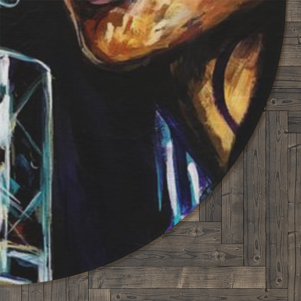 Naturally Bourbon Round Rug