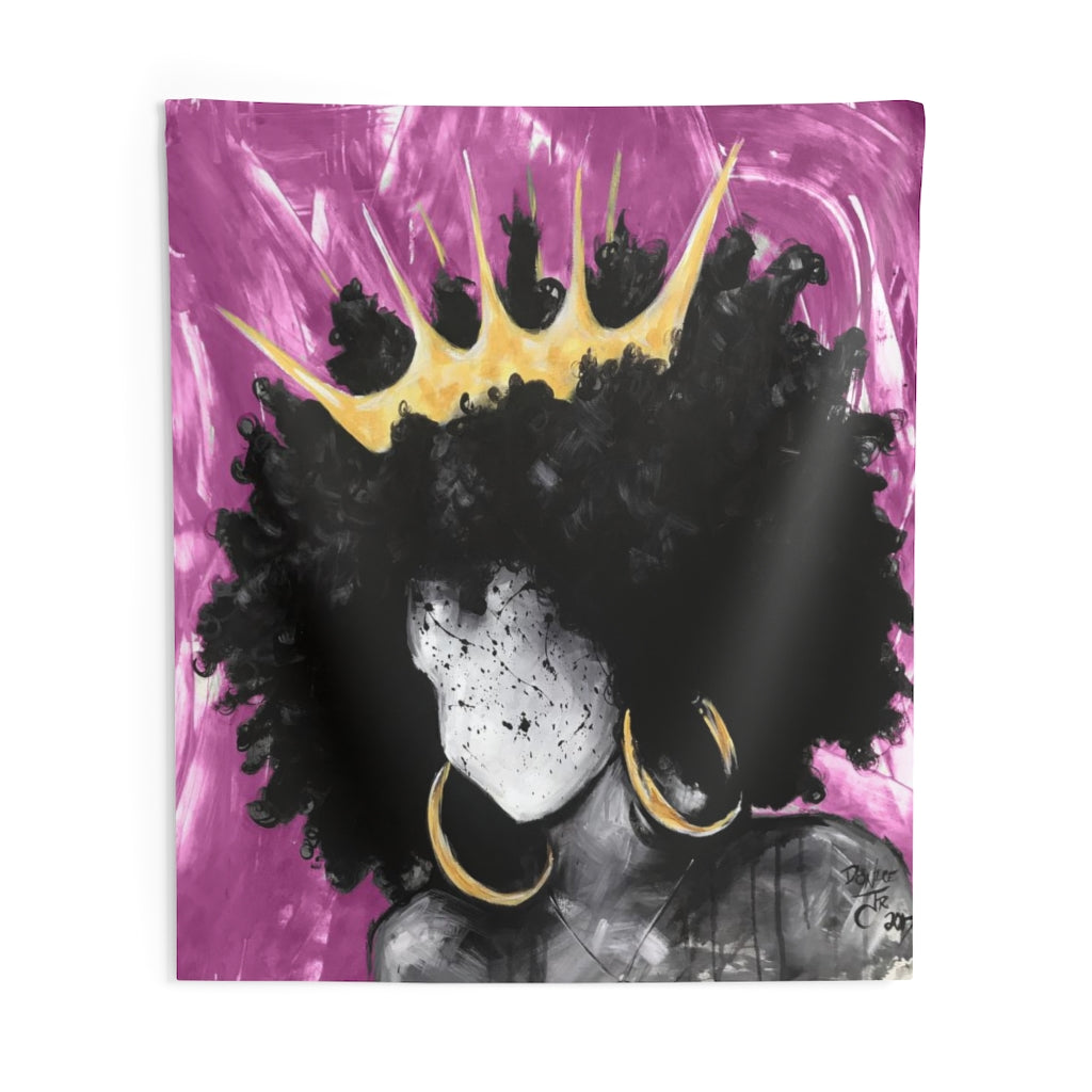 Naturally Queen III PINK Indoor Wall Tapestries