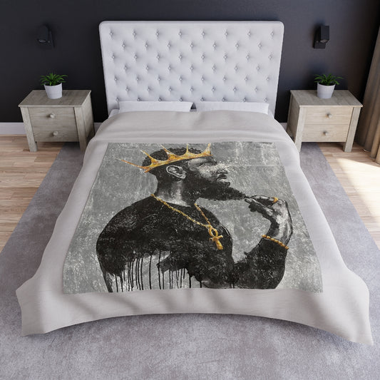Naturally King VI Crushed Velvet Blanket
