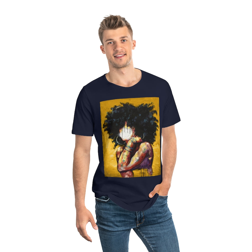 Naturally II GOLD Men's Jersey Curved Hem Tee