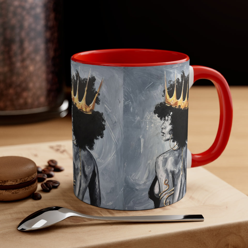 Naturally Queen XXII Accent Coffee Mug, 11oz