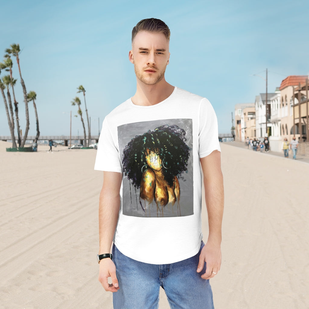 Naturally LXIII Men's Jersey Curved Hem Tee