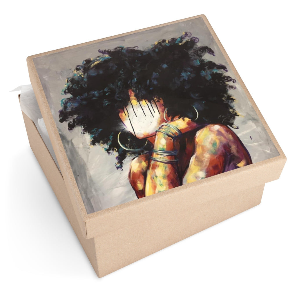 Naturally II Square Vinyl Stickers