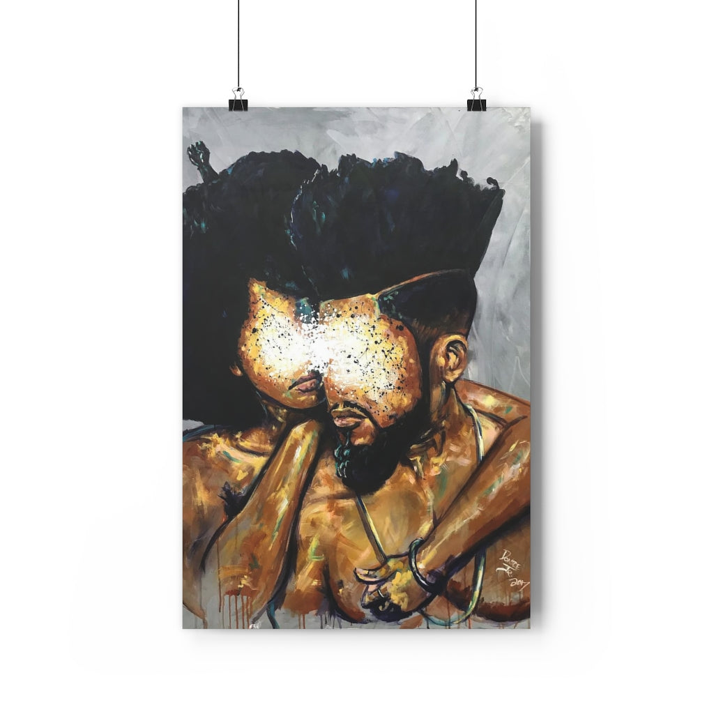 Naturally Black Love VI Giclée Art Print