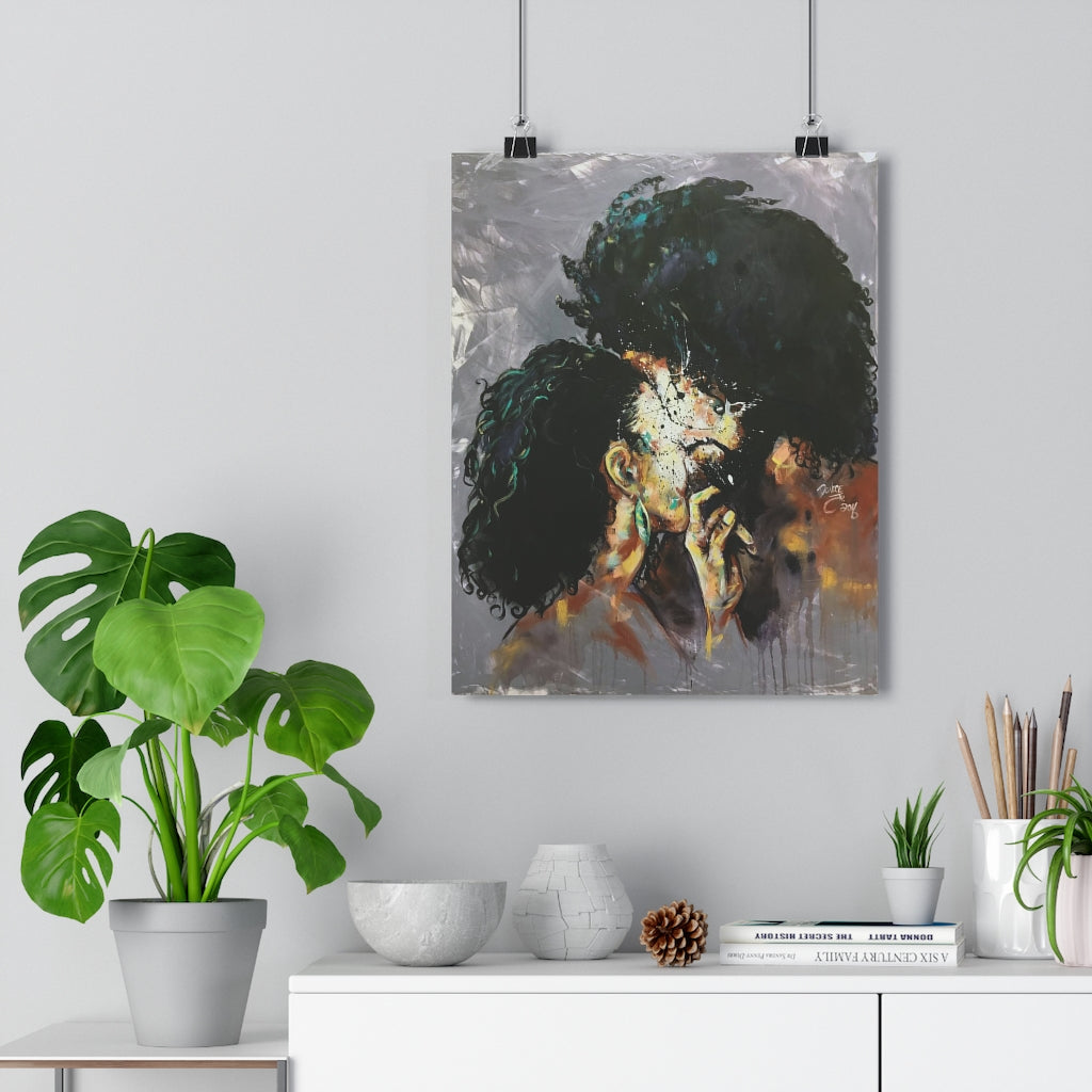 Naturally Black Love I Giclée Art Print