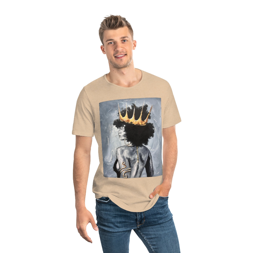 Naturally Queen XXII Men's Jersey Curved Hem Tee