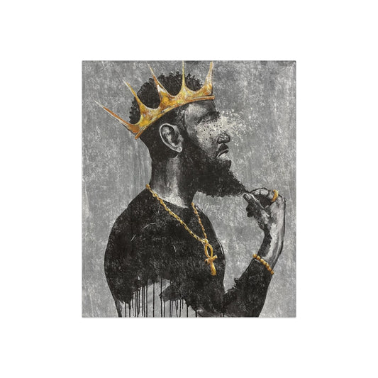 Naturally King VI Crushed Velvet Blanket