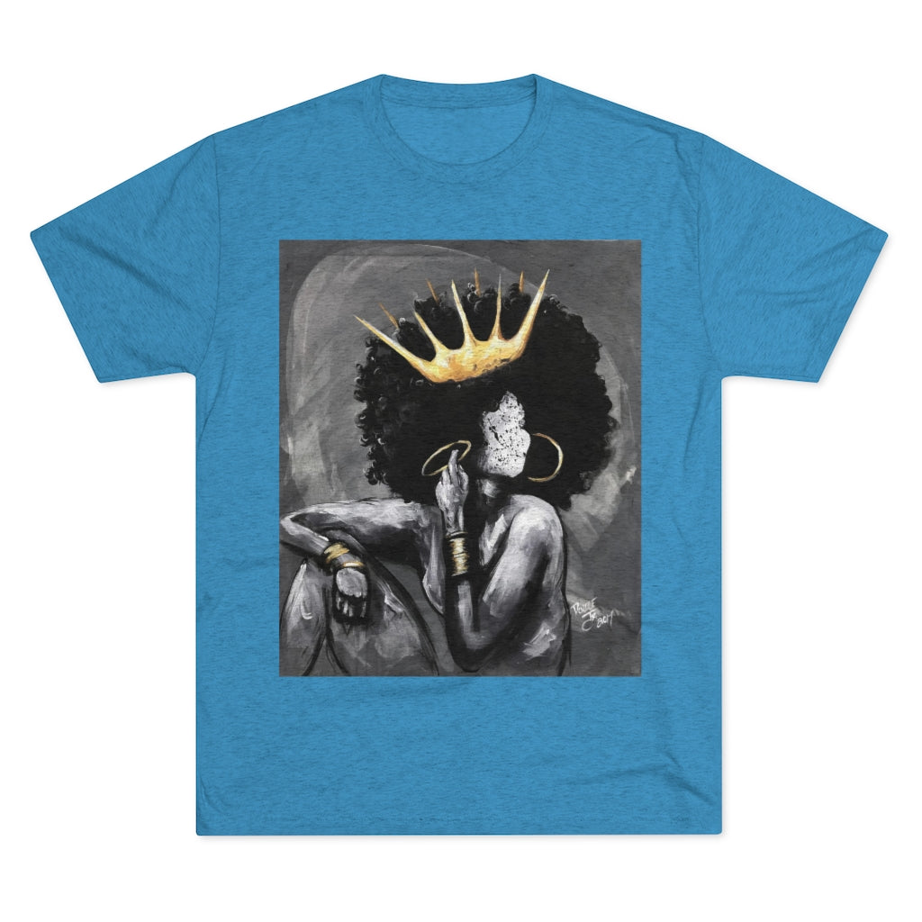 Naturally Queen VI Unisex Tri-Blend Crew Tee