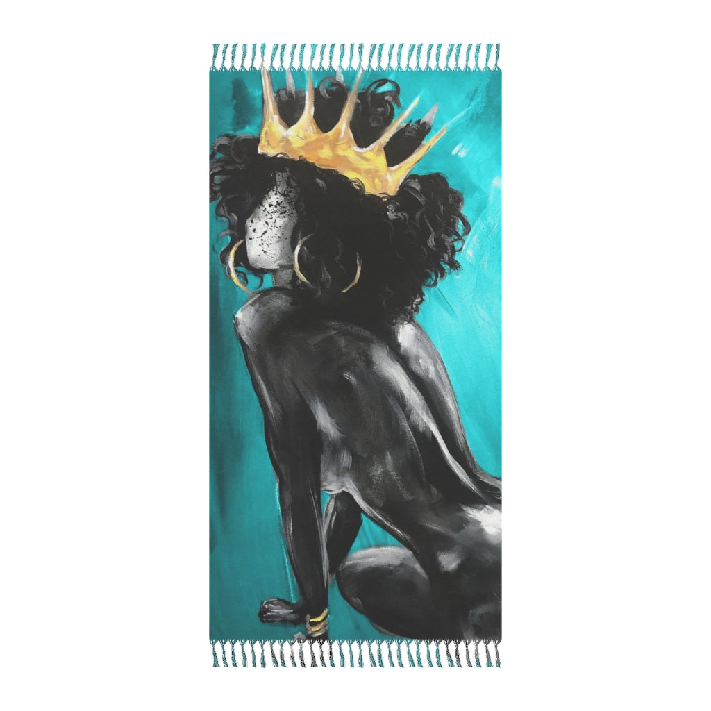 Naturally Queen VIII TEAL Boho Beach Cloth