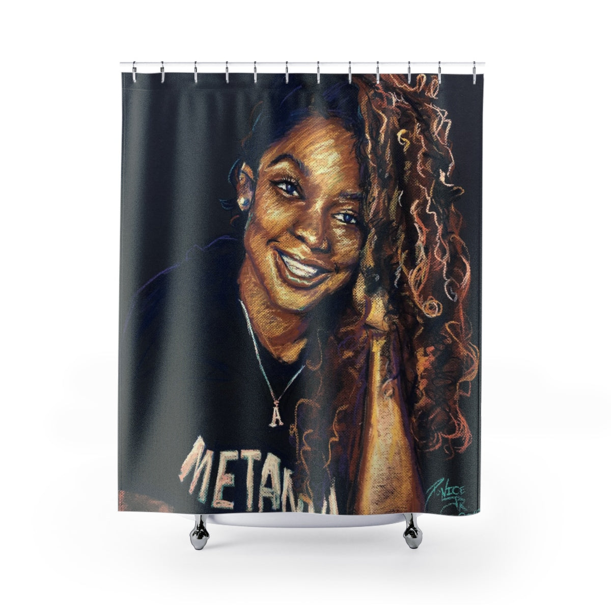 Naturally Auri Shower Curtains